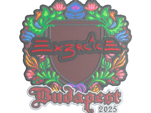 Adesivo | Ex3rcice (Bordado) | Budapeste 2025