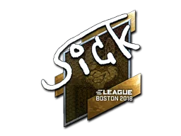 Naklejka | SicK (foliowana) | Boston 2018