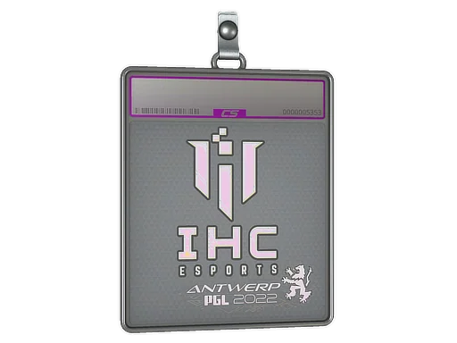 Placa de pegatinas | IHC Esports (holográfica) | Amberes 2022