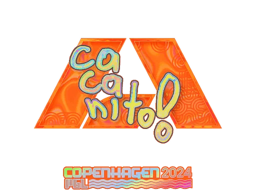 Adesivo | CacaNito (Holográfico) | Copenhague 2024