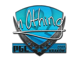 Klistermärke | n0thing | Krakow 2017