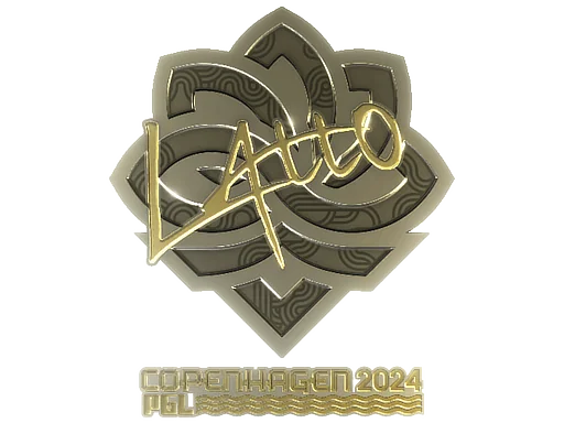 Adesivo | latto (Dourado) | Copenhague 2024