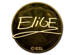 Aufkleber | EliGE (Gold) | Kattowitz 2019