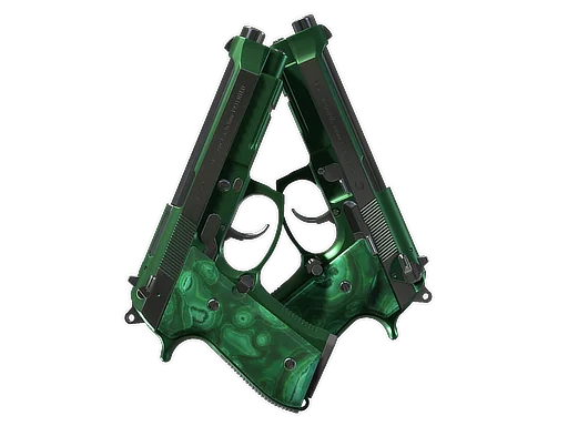 Dual Berettas | Polished Malachite