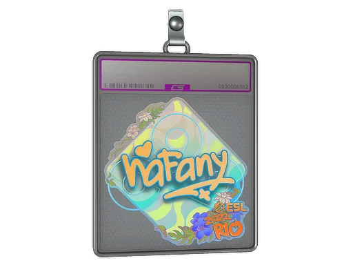 Placa de pegatinas | nafany (holográfica) | Río 2022