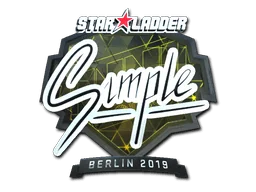 Aufkleber | s1mple (Glanz) | Berlin 2019