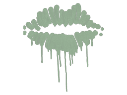 Sealed Graffiti | Kiss (Cash Green)