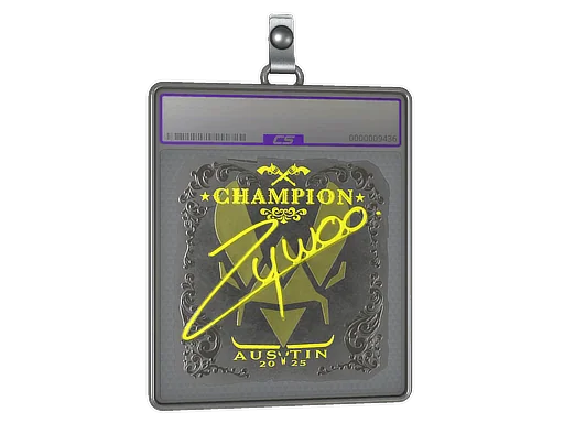 Placa de Adesivo | ZywOo (Brilhante) | Campeões do Austin 2025