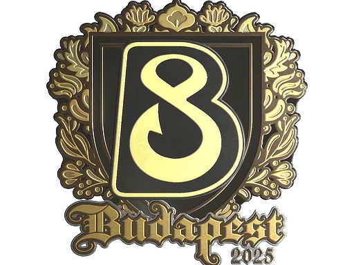 Klistermärke | B8 (guld) | Budapest 2025