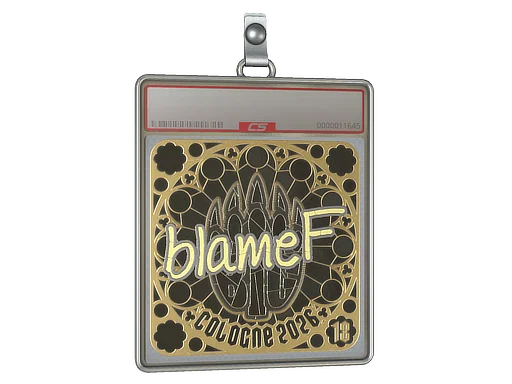 印花板 | blameF (金色，排名) | 2026年科隆锦标赛