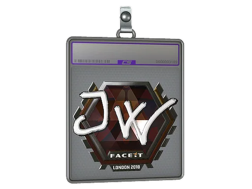 Placa de Adesivo | JW (Brilhante) | Londres 2018