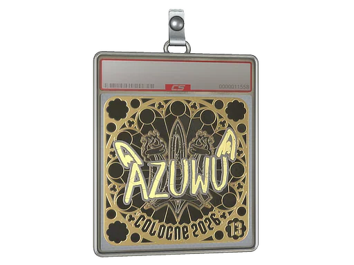 印花板 | AZUWU (金色，排名) | 2026年科隆锦标赛