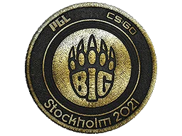 Naszywka | BIG (złota) | Sztokholm 2021