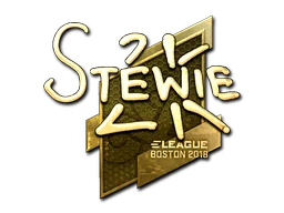 Pegatina | Stewie2K (dorada) | Boston 2018
