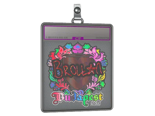Placa de Adesivo | Brollan (Holográfico) | Budapeste 2025