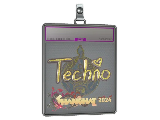 Pokrowiec na naklejkę | Techno4K (holograficzna) | Szanghaj 2024