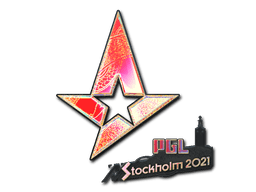Naklejka | Astralis (holograficzna) | Sztokholm 2021