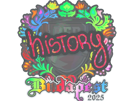 印花 | History（全息）| 2025年布达佩斯锦标赛