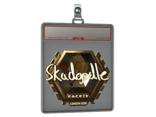 Pokrowiec na naklejkę | Skadoodle (złota) | Londyn 2018