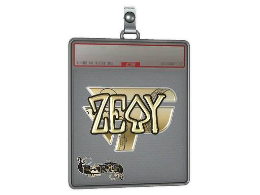 Klistermärkesfodral | zevy (Guld) | Paris 2023
