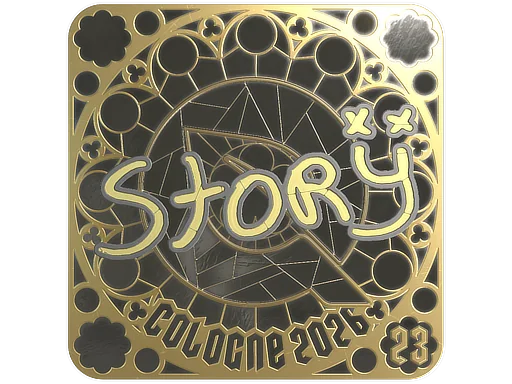 Sticker | story (Gold, Ranked) | Cologne 2026