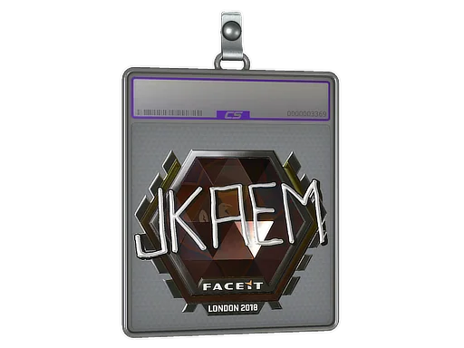 Placa de pegatinas | jkaem (reflectante) | Londres 2018