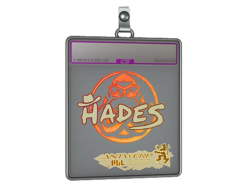 Placa de pegatinas | hades (holográfica) | Amberes 2022