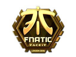 Sticker | Fnatic (Gold) | London 2018