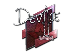 Klistermärke | device (Foil) | Boston 2018