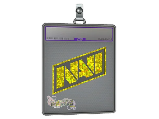 Placa de pegatinas | Natus Vincere (purpurina) | París 2023