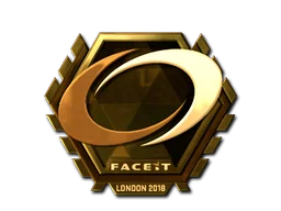 Aufkleber | compLexity Gaming (Gold) | London 2018