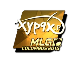 印花 | Xyp9x（金色）| 2016年 MLG 哥伦布锦标赛