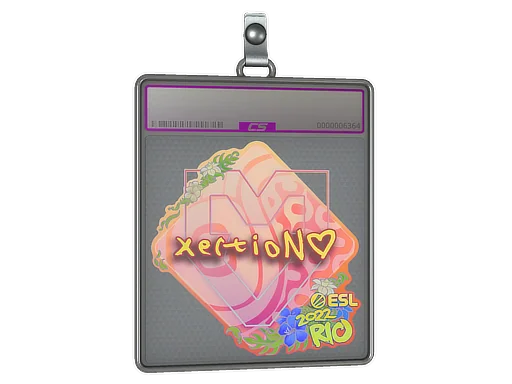 Klistermärkesfodral | xertioN (holo) | Rio 2022
