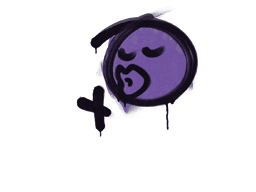 Sealed Graffiti | Smooch (Monster Purple)