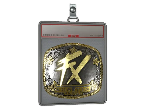 Placa de Adesivo | Fluxo (Dourado) | Austin 2025