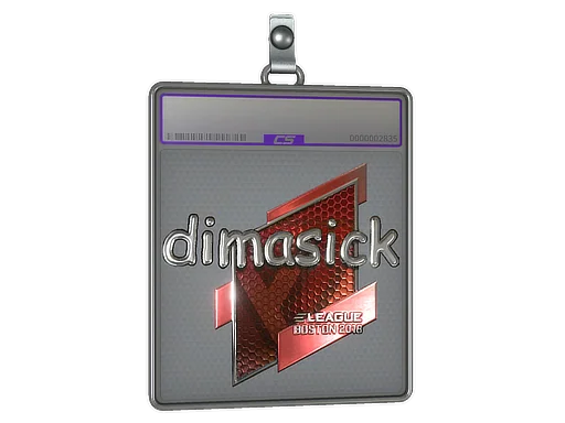 Placa de pegatinas | dimasick (reflectante) | Boston 2018