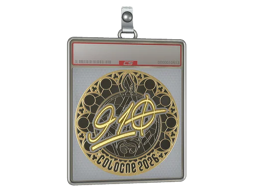 Klistermärkesfodral | 910 (guld) | Cologne 2026
