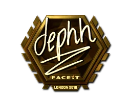 印花 | dephh（金色）| 2018年伦敦锦标赛