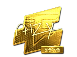 Aufkleber | aizy (Gold) | Atlanta 2017