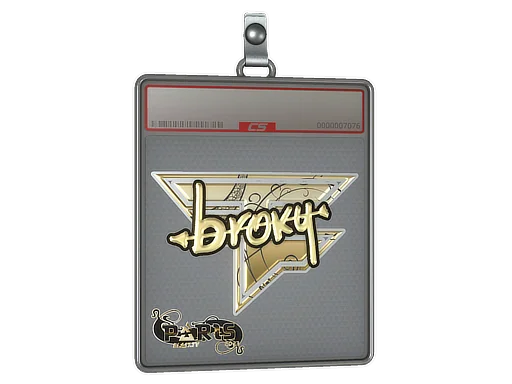 印花板 | broky（金色）| 2023年巴黎锦标赛