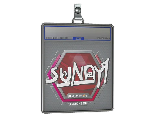 Placa de pegatinas | suNny | Londres 2018