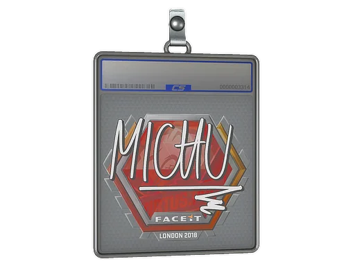 Placa de Adesivo | MICHU | Londres 2018