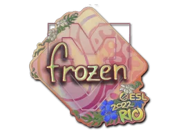 Adesivo | frozen (Holográfico) | Rio 2022