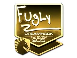 Adesivo | FugLy (Dourado) | Cluj-Napoca 2015