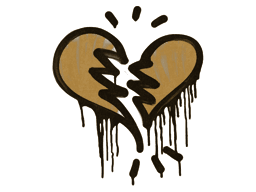 Sealed Graffiti | Broken Heart (Desert Amber)