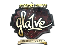 Aufkleber | gla1ve (Gold) | Berlin 2019