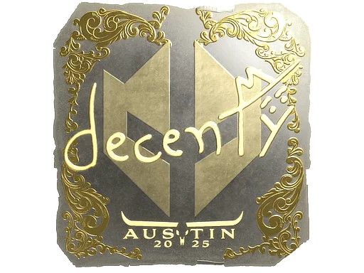 印花 | decenty（金色）| 2025年奥斯汀锦标赛