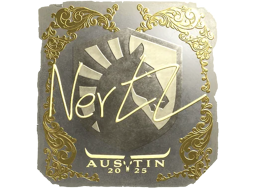 Adesivo | NertZ (Dourado) | Austin 2025