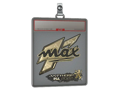 Sticker Slab | max (Gold) | Antwerp 2022