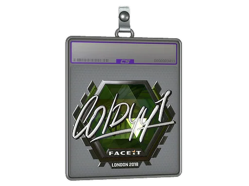 Placa de pegatinas | COLDYY1 (reflectante) | Londres 2018
